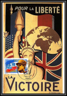 4810/ Carte Maximum (card) France N°2944 8 Mai 1945 Général De Gaulle WW2 édition LYNA Paris 1995 Liberty Statue - 1990-1999