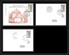 4840/ Carte Maximum (card) France Lot 3 Documents N°3022 Basilique Notre-Dame De Fourvière. Lyon Church Eglise 1996 - Eglises Et Cathédrales