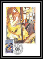 4696/ Carte Maximum (card) France N°2784 Les Gens Du Voyage Guitare Cheval Horse édition Cef Fdc 1992  - 1990-1999