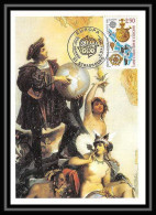 4663a/ Carte Maximum France N°2755 Europa 1992 Christophe Colomb Cristoforo Colombo Columbus - Andere & Zonder Classificatie