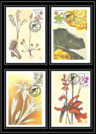 4677/ Carte Maximum France N°2766/2769 Fleurs Flowers Lys /Rossolis/Orchis Des Marais/Nénuphar édition Cef Fdc 1992 - 1990-1999