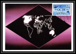 4570/ Carte Maximum (card) France N°2673 30 ème Anniversaire De L'OCDE Europe Europa édition Cef Fdc 1990 - 1990-1999