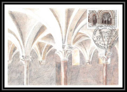 4547/ Carte Maximum (card) France N°2659 Abbaye De Flaran. Gers édition Cef Fdc 1990 Church - 1990-1999