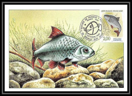 4554b/ Carte Maximum (card) France N°2663 Poissons (Fish) De France édition Cef Fdc 1990  - 1980-1989
