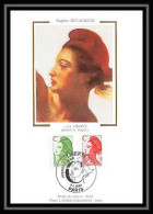 4497/ Carte Maximum (card) France N°2615/2616 Type Liberté De Delacroix édition Fdc 1990 - 1990-1999