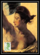 4496/ Carte Maximum (card) France N°2615 Type Liberté De Delacroix édition Musées Nationaux Fdc 1990 - 1990-1999