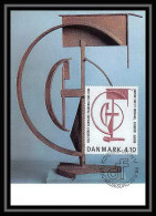 4400/ Carte Maximum (card) France N°2551 Tableau (Painting) Léon Degand, Sculpture Jacobsen édition Cef Fdc 1988 - Skulpturen
