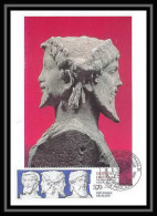 4393/ Carte Maximum (card) France N°2548 Hermès Dicéphale (Haut Empire Romain) Fréjus édition Cef Fdc 1988 - 1980-1989