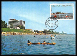 Roumanie (Romania) Carte Maximum (card) 1710 - N° 3108 Hotel MANGALIA MER NOIRE Entier Postal Stationery 1979 - Maximumkaarten