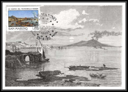 San Marin (san Marino) - Carte Maximum (card) 1899 Europa 1980 Napoli E Il Vesuvio - Briefe U. Dokumente