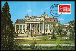 Roumanie (Romania) Carte Maximum (card) 1681 - THEATRE NATIONAL 1973 Isai - Cartes-maximum (CM)