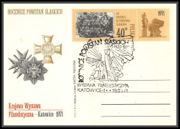Pologne (polska) - Entier Postal (Stamped Stationery) 1847 - KATOWICE Karta Pocztwa 1971 - Entiers Postaux