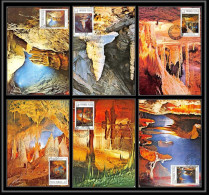Roumanie (Romania) Carte Maximum (card) 1694 - N° 3121/3126 Grottes Pestera Caves Lot De 6 Cartes 1979 - Cartes-maximum (CM)