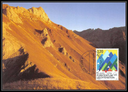 Liechtenstein - Carte Maximum (card) 2096A - N° 1231 MONTAGNE 2002 Mountain 50 Jahre Cipra - Maximum Cards