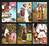 Roumanie (Romania) Carte Maximum (card) 1704 - N° 3197/3202 COSTUMES NATIONAUX 6 Cartes 1980 - Cartes-maximum (CM)