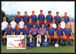 Liechtenstein - Carte Maximum (card) 2020 - N° 1112 Football (Soccer) COUPE DU MONDE 98 FRANCE 1998 - 1998 – France