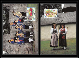 Liechtenstein - Carte Maximum (card) 2022 - N° 1106/7 EUROPA 1998 FETES NATIONALES - Maximum Cards