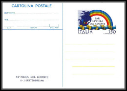 Italie (italy) Entier Postal Stationery 1911 - BARI 45 FIERA DEL LEVANTE 1981 - Stamped Stationery