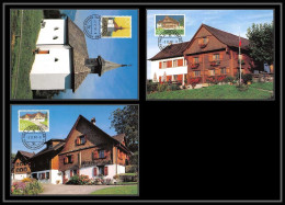 Liechtenstein - Carte Maximum (card) 2030 - N° 1127/1129 SCHELLENBERG 1998 Lot De 3 Cartes - Maximum Cards