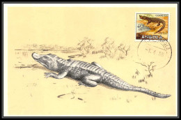 ANGOLA - Carte Maximum (card) 2259 Crocodile Crocodilo 1958 - Andere & Zonder Classificatie