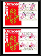 Allemagne (germany) - Carte Maximum (card) 2184 Fleurs (fleur Flower Flowers) Ddr Orchidées 1968 Bloc 4 - Orchideen