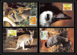 Liechtenstein - Carte Maximum (card) 2062 - 1182/1185 Jeux Olympiques Olympic Games SYDNEY 2000 Koala Kangouroo Animals - Maximumkarten (MC)