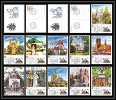 Allemagne (germany) - Carte Maximum (card) 2155 - Pape Pope Collection Lot De 14 CARTES Allemagne Vaticano 1987 - Popes