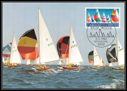 Allemagne (germany) - Carte Maximum (card) 2129 - SPORT Voile 100 Jahre Kieler Woche 1982 Sailing - Zeilen