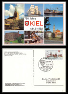 Allemagne (germany) - Carte Commemorative (card) 2140a 750 Jahre Stadt Kiel 1992 Bateau Bateaux Ship  - Briefe U. Dokumente