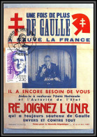 5837 Carte Maximum (card) France N°2634 Général De Gaulle 1990 Guerre 1939/1945 De Gaulle WW2 édition LYNA Paris - 1990-1999