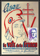 5834 Carte Maximum (card) France N°2634 Général De Gaulle 1990 Guerre 1939/1945 De Gaulle WW2 édition LYNA Paris - 1990-1999