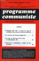 Programme Communiste N°73 20e Année Avril 1977 - Changhai, Avril 1927 Le Bain De Sang Du Prolétariat Chinois Arrose La V - Other Magazines