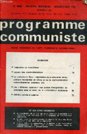 Programme Communiste N°63 18e Année Juin-juillet-août 1974 - Trajectoire Du Travaillisme - Leçons Des Contre-révolutions - Andere Tijdschriften