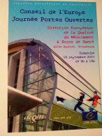 Carte Postale Conseil De L' Europe Journée Portes Ouvertes Strasbourg 2007 - Reclame