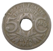FRANCE....5 Centimes Lindauer  Année 1919  Grand Module (voir Images) - 5 Centimes