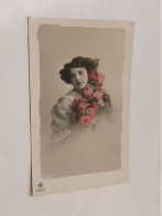 P3 Cp Fantaisie/Femme, Robe, Fleurs. 2316/3 - Frauen