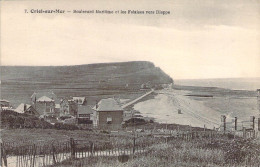 76 Seine Maritime Les Villas Sur Le Boulevard Maritime De Criel Sur Mer Et Les Falaises Vers Dieppe - Criel Sur Mer