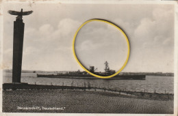 MIL3323  --   DEUTSCHLAND  --  PANZERSCHIFF  ,, DEUTSCHLAND ,,  --  CARTE PHOTO  --  1935 - Warships