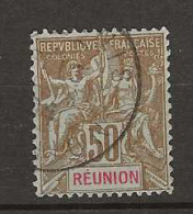1900 USED Réunion Yvert 50 - Gebraucht