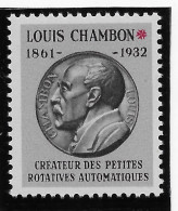 Vignette Expérimentale - ChP 9 Louis Chambon Petit Format ** - Proofs, Unissued, Experimental Vignettes