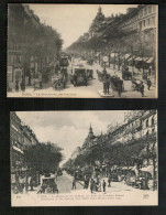 PARIS - Boulevard Des Italiens - 2 Cartes Anciennes - Paris (02)