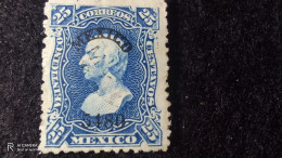 MEKSİKA-1865-1900         25   CENTAVOS    SÜRSAJEDDAMGALI - Mexiko