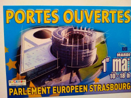 Carte Postale Portes Ouvertes Parlement Européen Strasbourg 2007 - Straatsburg