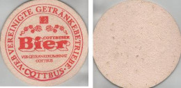 5000594 Bierdeckel Rund - VEB Getränkebetriebe Cottbus - Sous-bocks