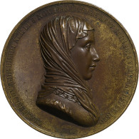 France, Médaille, Duchesse De Berry, 1821, Bronze, Barre, SUP - Autres & Non Classés