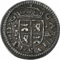 Espagne, Charles II, 1/2 Real, 1/2 Croat, 1686, Segovia, Argent, TTB, KM:203 - Premières Frappes