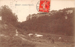 Rully Grottes Agneux Vignes Vigne Vaches Berger - Sonstige & Ohne Zuordnung