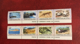 NORFOLK 1982 8v Neuf MNH ** YT Mi Reptiles Pájaro Bird Pássaro Vogel Ucello Oiseau - Sonstige & Ohne Zuordnung