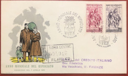 ITALY - FDC - 1960 - World Year Of The Refugee - FDC