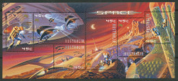 Australien 2000 Weltraum Besiedelung Des Mars Block 36 Postfrisch (C24116) - Blocks & Kleinbögen
